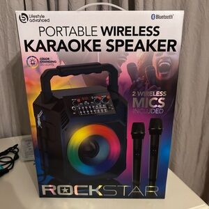 Lifestyle Advanced Portable Wireless Karaoke Party Speaker NWT